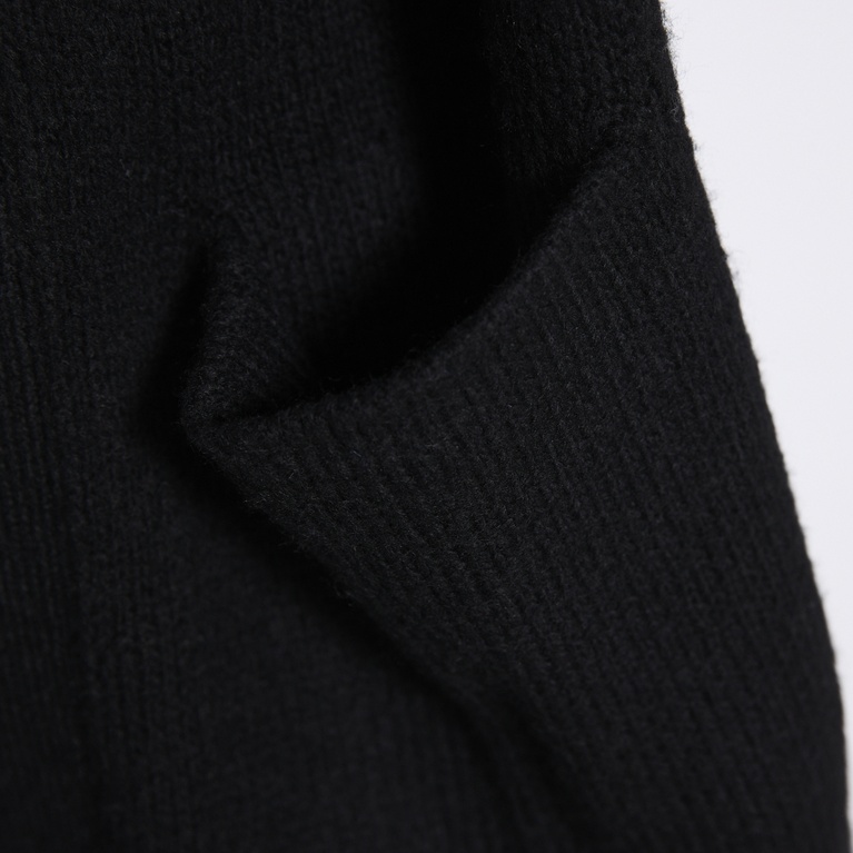 Basic knit long cardigan "Caroline" Black